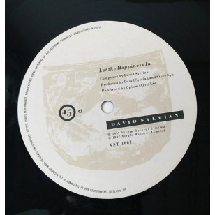 David Sylvian ‎- Let The Happiness In 1987 UK Version 12" Single Vinyl LP ***READY TO SHIP from Hong Kong***